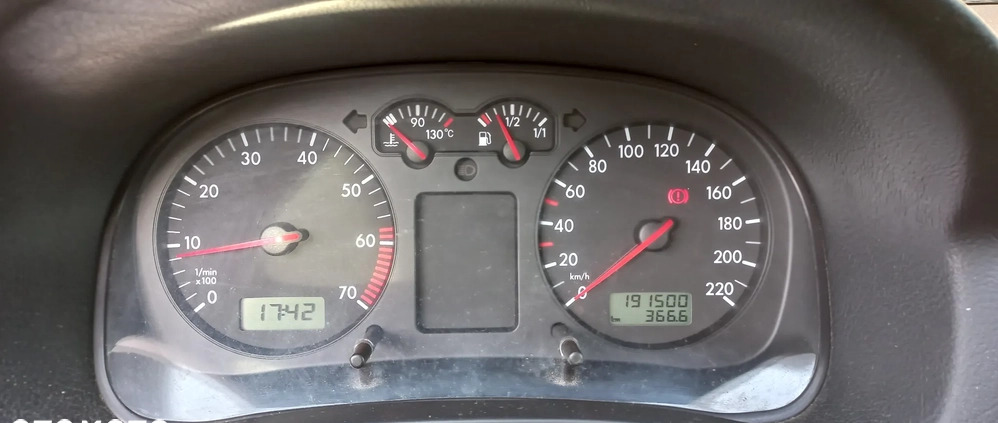Volkswagen Golf cena 3600 przebieg: 191500, rok produkcji 2002 z Kłodzko małe 11